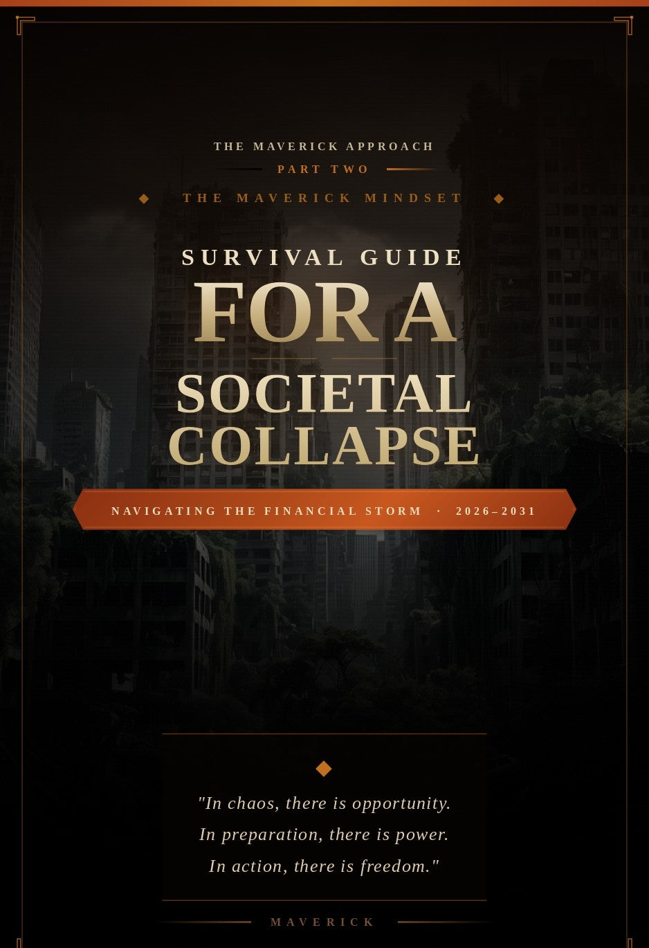 SURVIVAL GUIDE FOR A SOCIETAL COLLAPSE PART 2: THE MAVERICK MINDSET (DIGITAL)