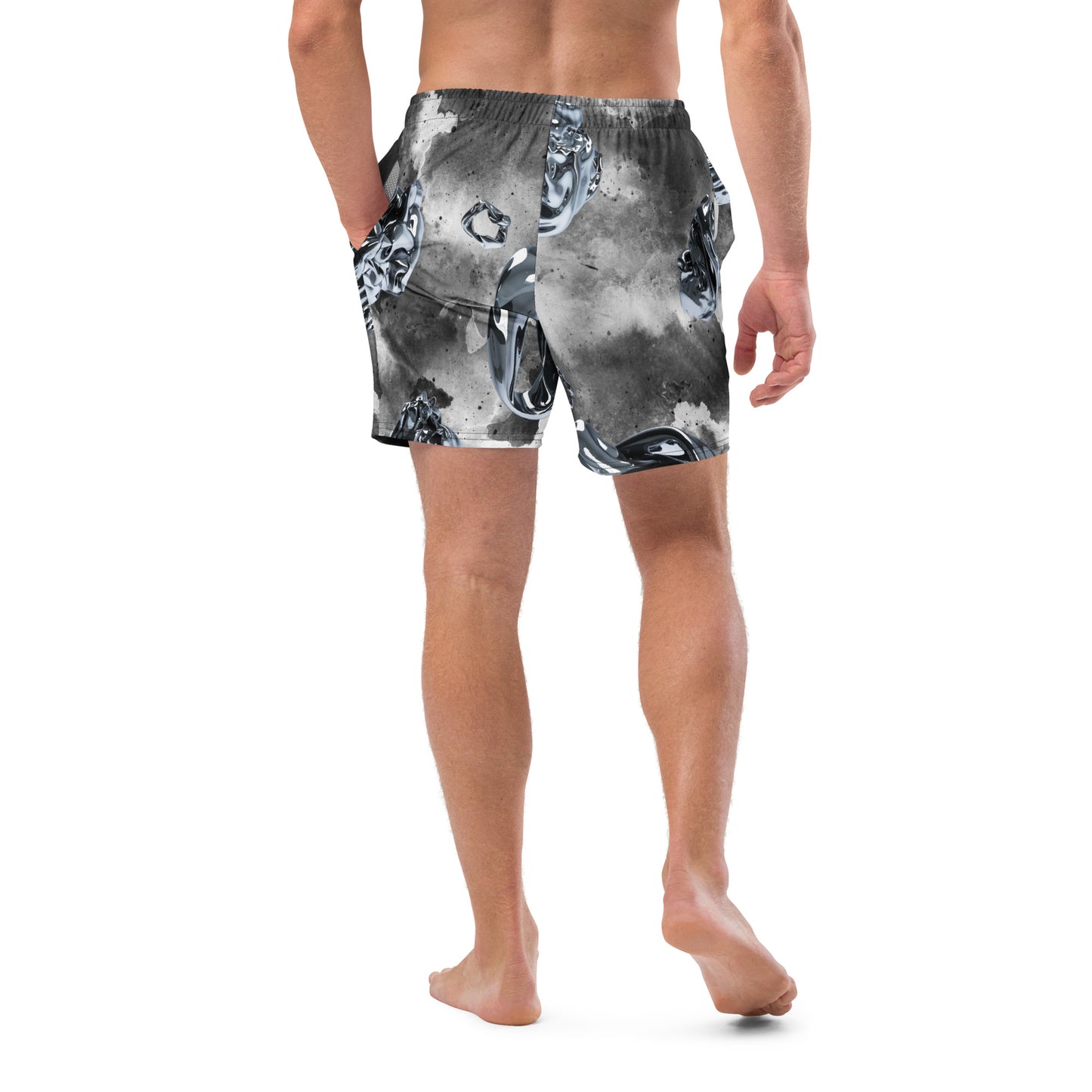 Question everything swim trunks