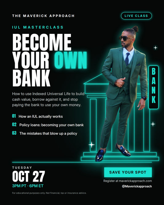 IUL - Life insurance Masterclass Become your own bank!