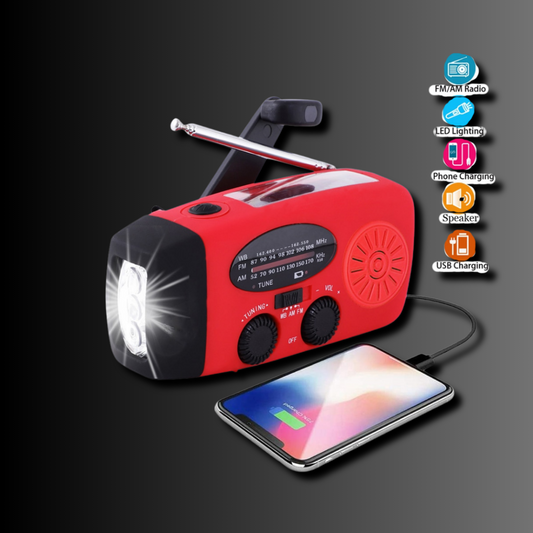 Upgrade Multifunction Emergency Radio Flashlight