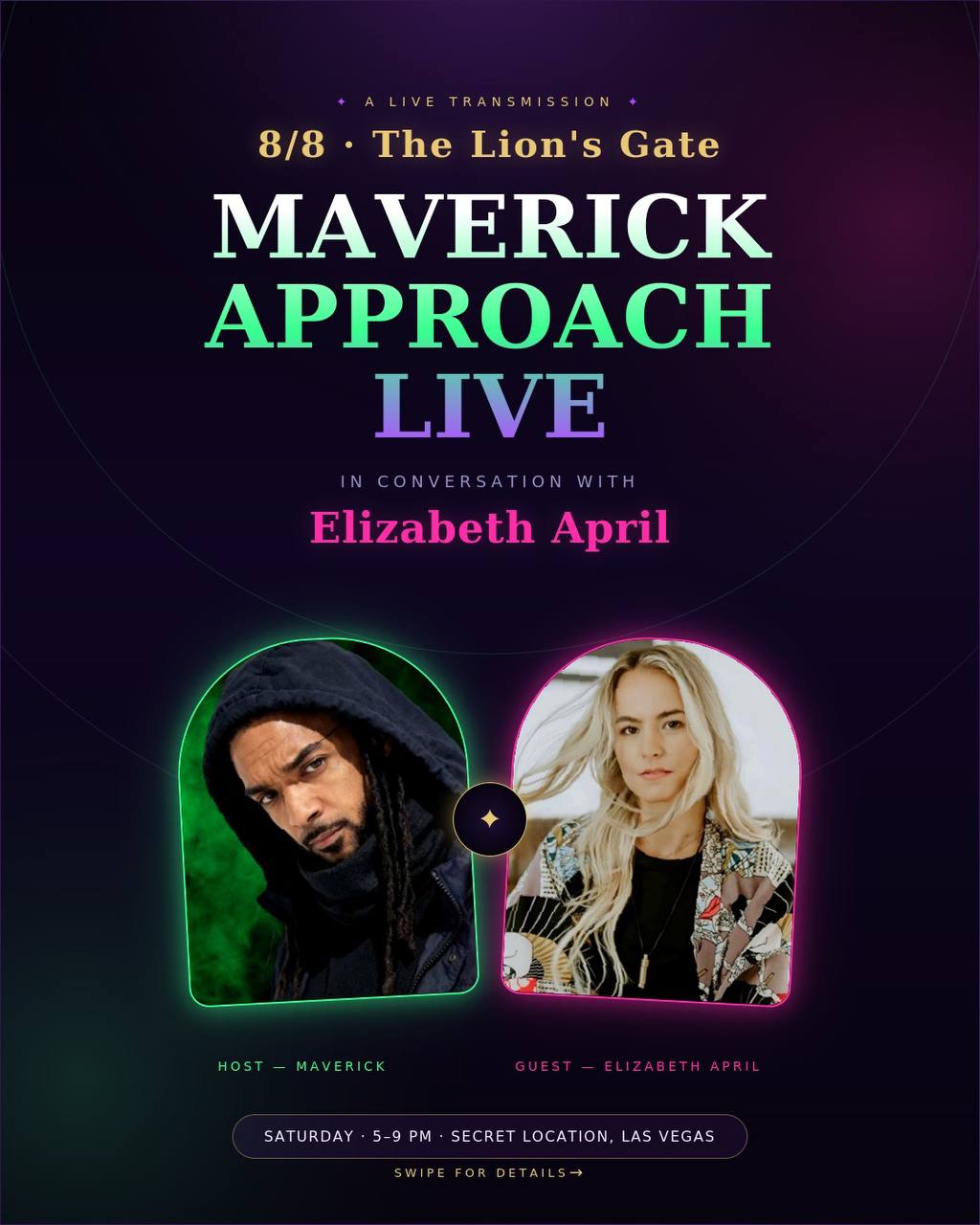 THE LION'S GATE 88: MAVERICK APPROACH LIVE w/ ELIZABETH APRIL